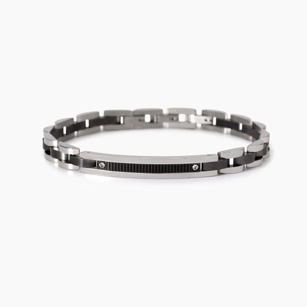 bracciale-in-acciaio-316l-pvd-gunmetal-cristalli